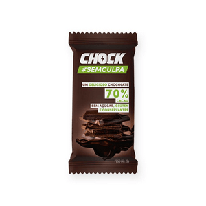 Chocolate 70% Cacau - 25g - Chock *EXCLUSIVO SP