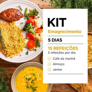 Kit Emagrecimento para 5 Dias: Café + Almoço + Jantar - Lucco Fit