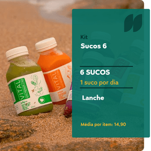 Kit 6 Sucos - Lucco Fit